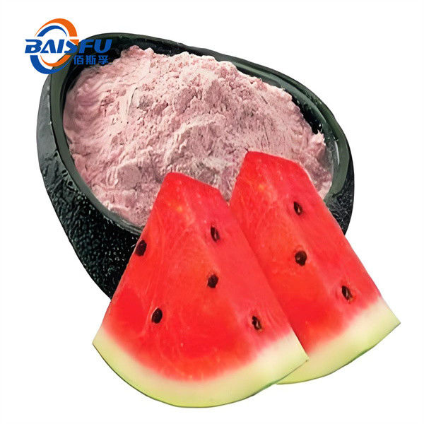 Baisfu Highly Concentrated 99% Watermelon powder Extract pure Plant Extract light Pink Powder use in food and beverages