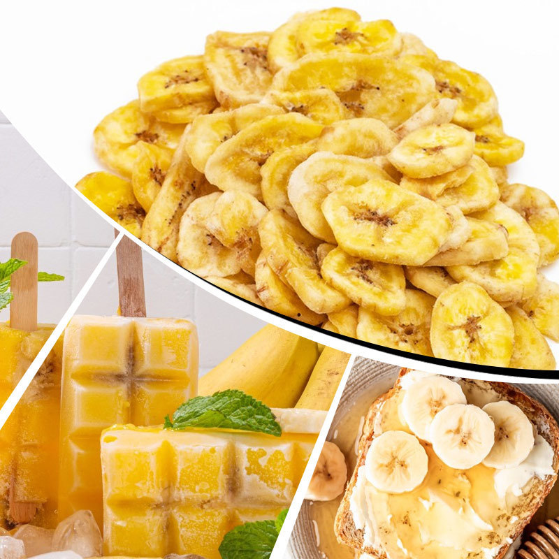 Baisfu Light Yellow Powder Freeze Dried Banana Powder High Quality 100% pass 80 mesh Natural Organic Banana Fruit Powder Detection Method HPLC for Food and Beverage Industry