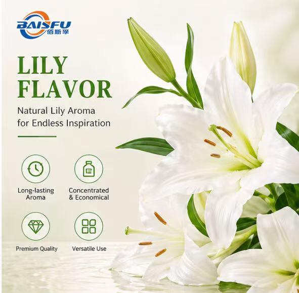High Quality Lily Flavor for Perfume and Cologne Water Soluble Fragrance  Long Lasting