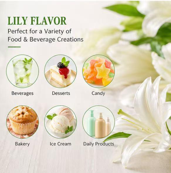 High Quality Lily Flavor for Perfume and Cologne Water Soluble Fragrance  Long Lasting
