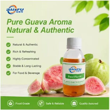 Superior Concentrated Natural Guava Flavor for Ice Cream Sorbet Frozen Yogurt Tropical Fruit Popsicle Dairy Free Sorbet and Rainbow Popsicle