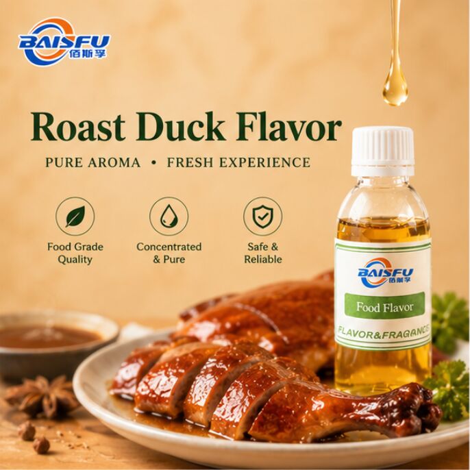 BAISFU Natural Roast Duck Flavor Food Grade Essence High Concentration Savory Aroma for Snacks Seasoning Instant Food