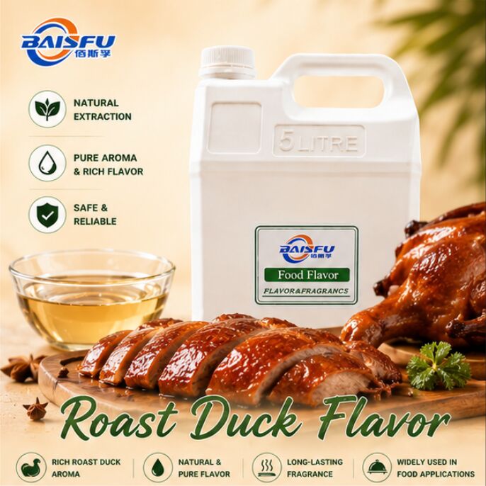 BAISFU Natural Roast Duck Flavor Food Grade Essence High Concentration Savory Aroma for Snacks Seasoning Instant Food
