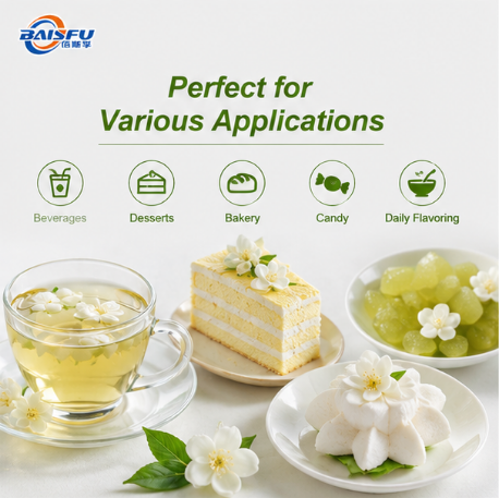 Natural Heat Stable Jasmine Flavor for Jasmine Cake Cookie Muffin and Sweet Pastry Cream