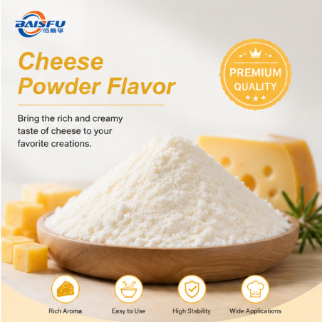 Premium Cheese Powder Flavor for Extruded Snack Coating Potato Chip Seasoning and Popcorn Dusting
