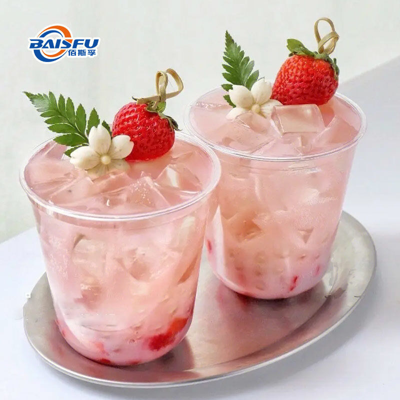 Strawberry Emulsified Flavor Developed exclusively for water based beverages milk drinks fruit soda frozen foods candies and sauce systems
